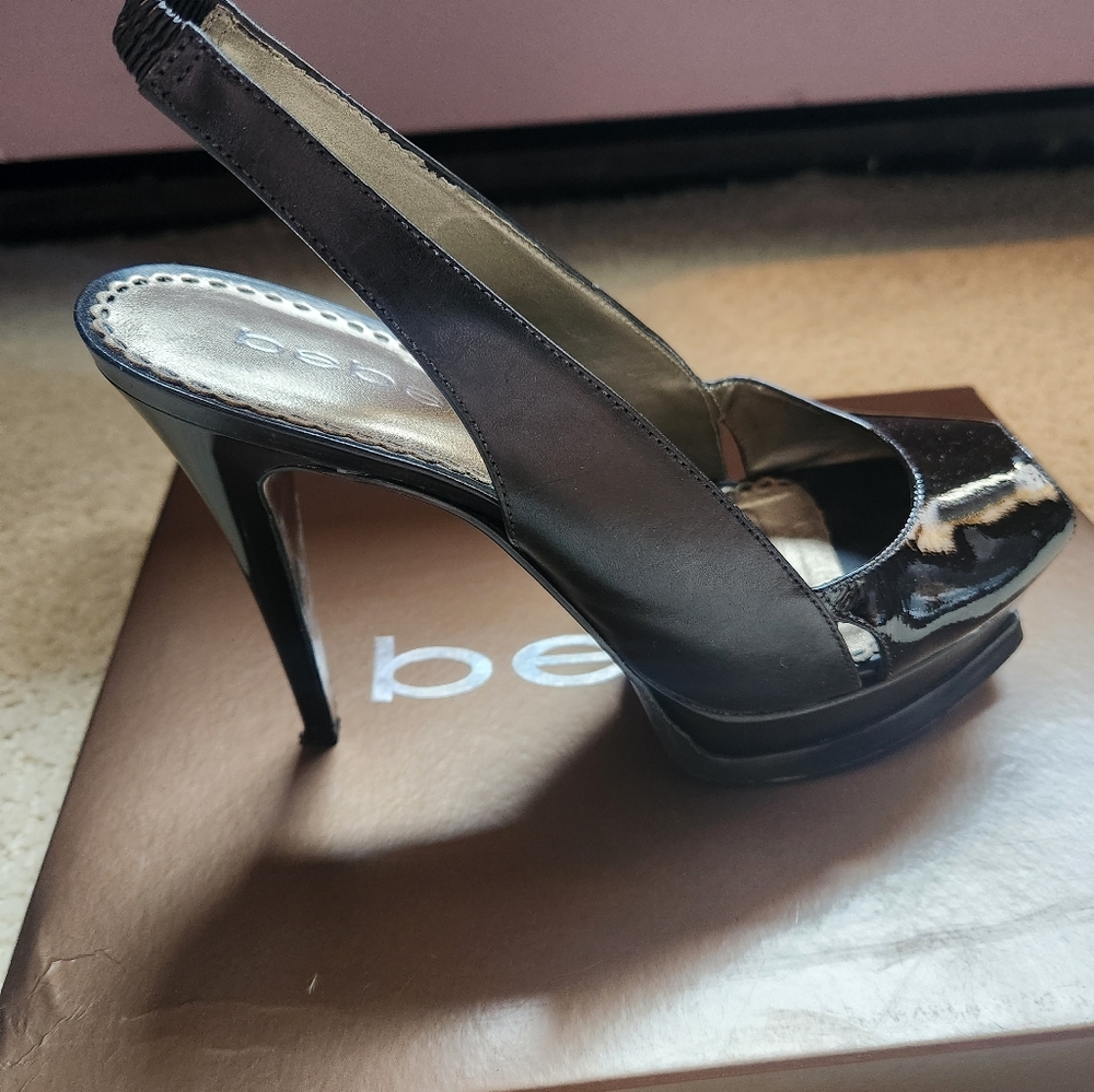 Bebe Heels size 7.  5inch heel - Picture 7 of 10
